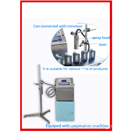 Máquina de codificación de chorro de tinta industrial de venta directa de fábrica